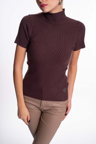 Mayo Chix - Union pulóver kötött csoki