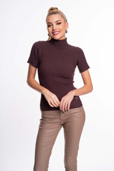 Mayo Chix - Union pulóver kötött csoki