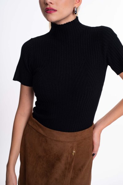 Mayo Chix - Union pulóver kötött fekete