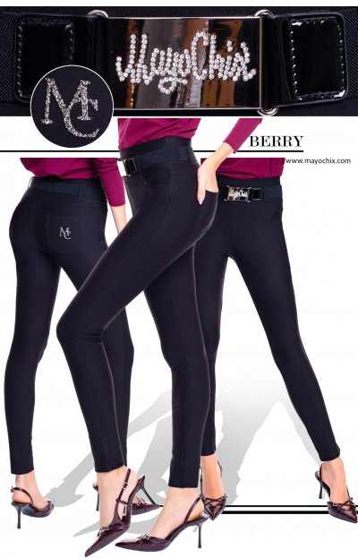 Mayo Chix- Berry nadrág fekete punto