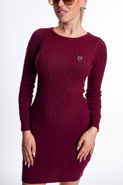 Mayo Chix - Beatrix ruha kötött burgundi