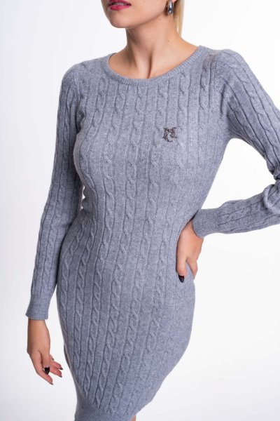 Mayo Chix - Beatrix ruha kötött szürke