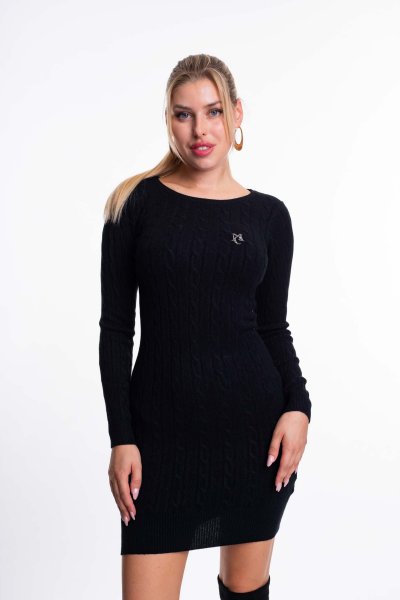 Mayo Chix - Beatrix ruha kötött fekete