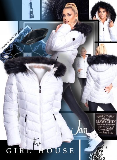 Mayo Chix - Jam kabát fehér