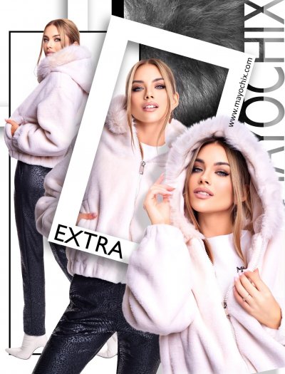 Mayo Chix - Extra kabát szőrme nyers