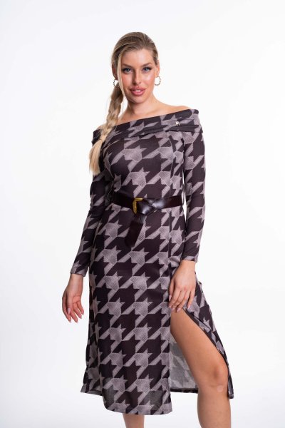 Georgina ruha kötött mintás csoki