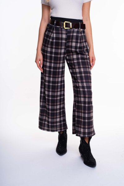 Mayo Chix- Valentina nadrág fekete kockás