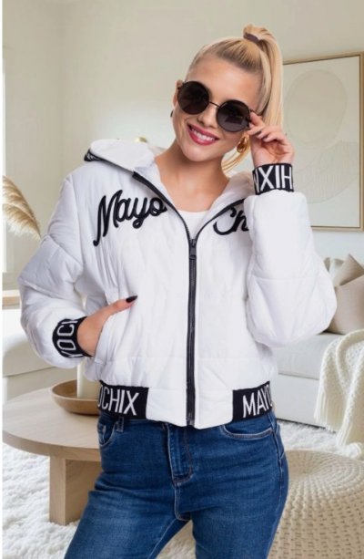 Hollister jacky hímzett fehér