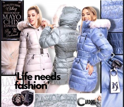 Cardona kabát világoskék