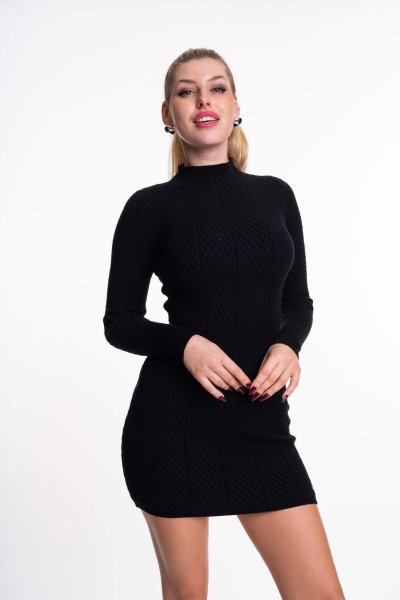 Mayo Chix - Valencia ruha kötött fekete