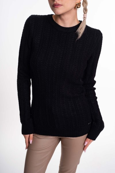 Mayo Chix - Keryn pulóver kötött fekete