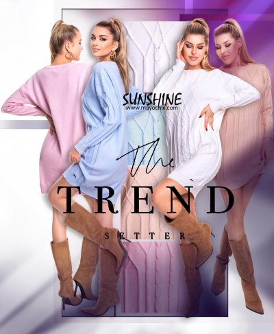 Mayo Chix - Sunshine ruha kötött beige