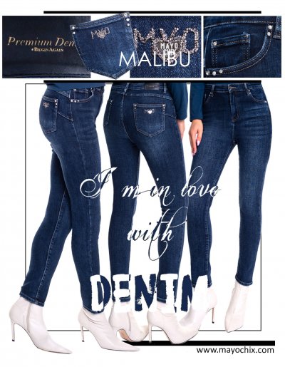 Malibu farmernadrág sötétkék