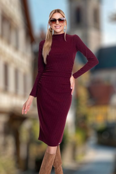 Manchester ruha burgundi