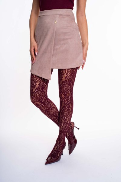 Fine szoknya velúr beige