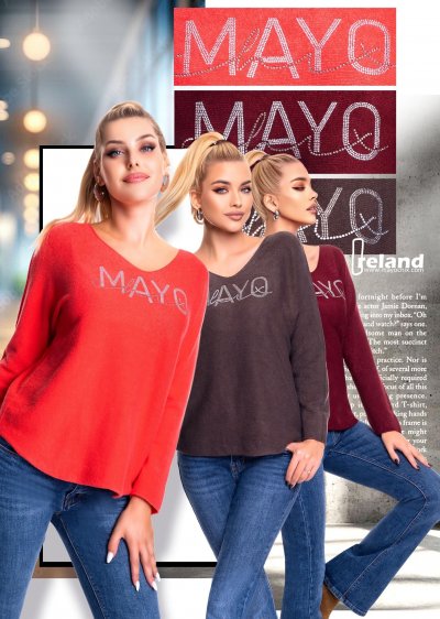 Ireland pulóver kötött 