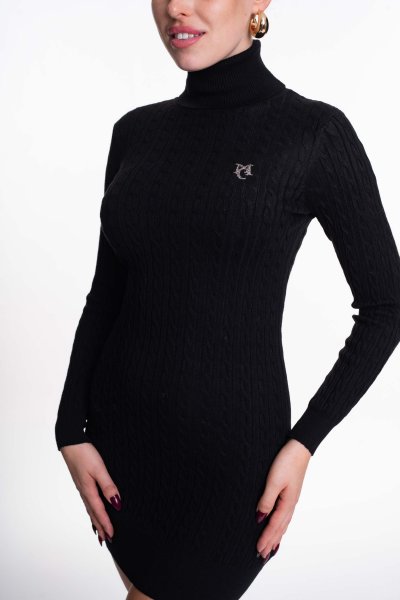 Mayo Chix - Ludmilla ruha kötött fekete