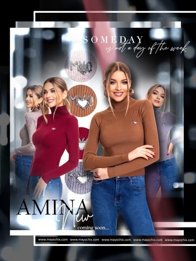 Mayo Chix - Amina garbó kötött csoki