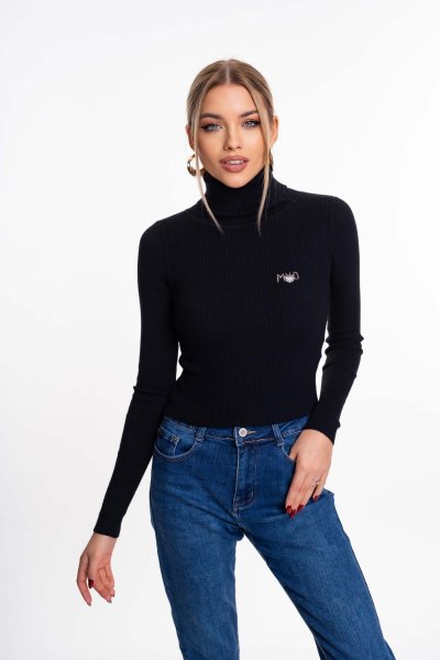 Mayo Chix - Amina garbó kötött fekete