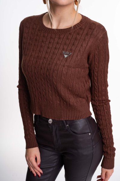 Mayo Chix - Filippa pulóver kötött csoki