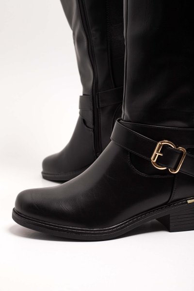 Mayo Chix hosszú szárú csizma fekete 5215