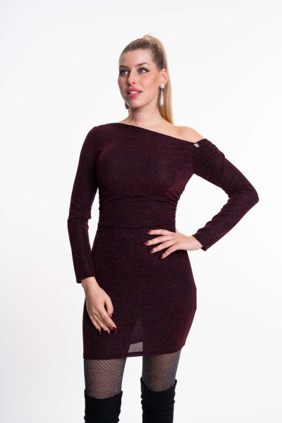 Mayo Chix - Boggie ruha burgundi