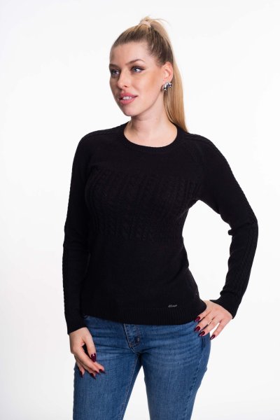 Mayo Chix - Oslo pulóver kötött fekete