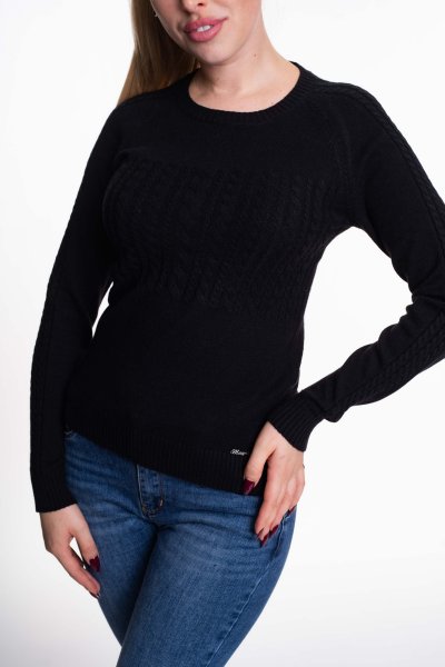 Mayo Chix - Oslo pulóver kötött fekete