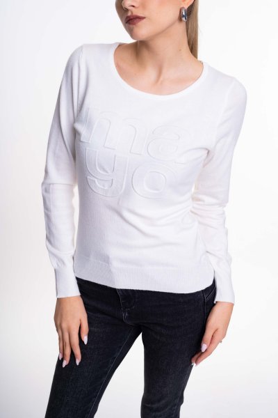 Teonna pulóver kötött nyers