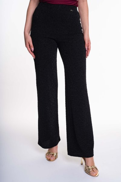 Zirca nadrág fekete alkalmi