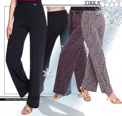 Zirca nadrág fekete alkalmi