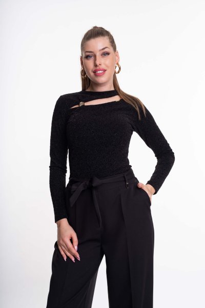 Mayo Chix - Liv felső alkalmi mintás fekete