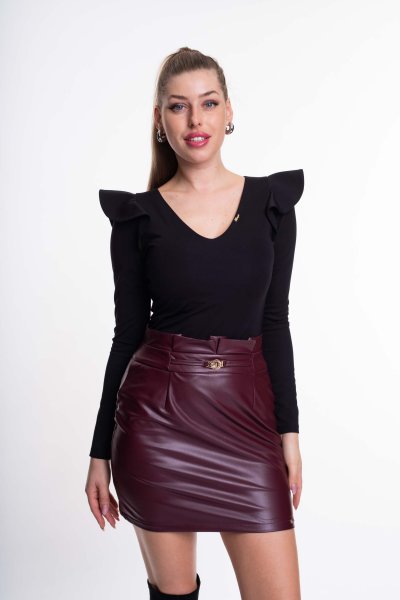 Mayo Chix - Iris póló alkalmi fekete