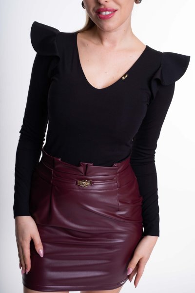 Mayo Chix - Iris póló alkalmi fekete