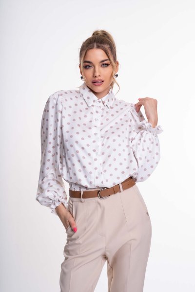 Mayo Chix - Milton blúz pöttyös nyers