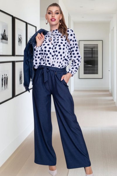 Zena nadrág farmerkék