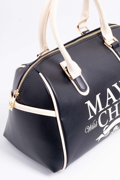 Alexa táska fekete-bézs