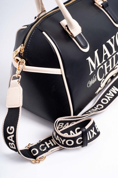 Alexa táska fekete-bézs