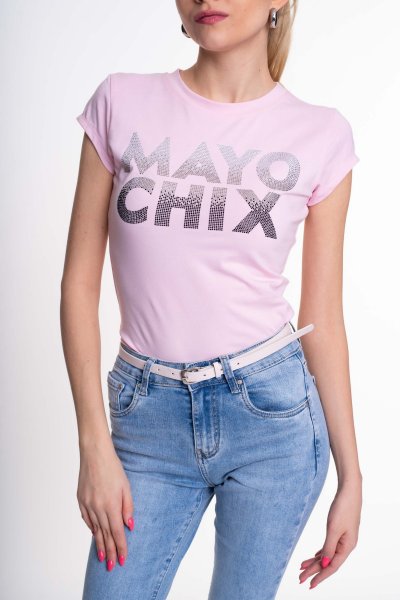 Mayo Chix - Light póló strasszos 