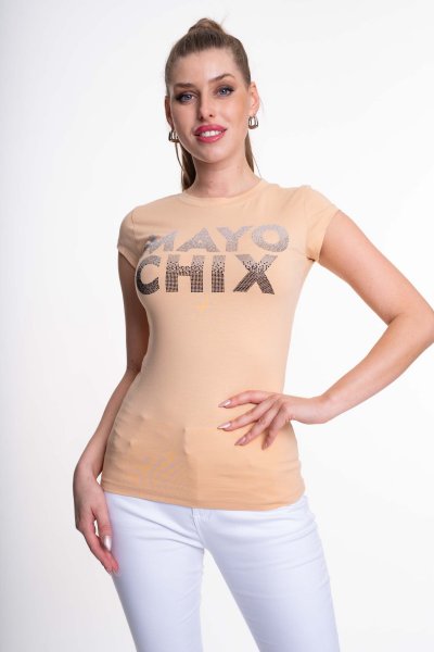 Mayo Chix - Light póló strasszos 