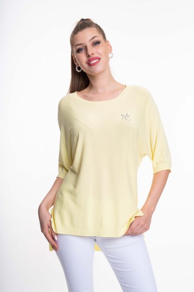 Mayo Chix - Cristo pulóver kötött sárga