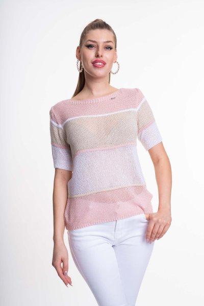 Grosetto pulóver kötött púder