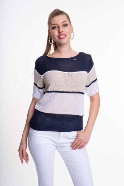 Mayo Chix - Grosetto pulóver kötött sötétkék