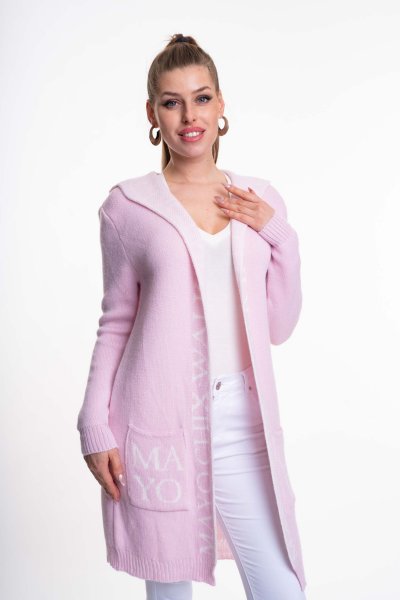 Mayo Chix - Wolf kardigán kötött rózsaszín