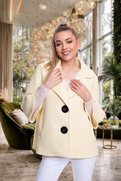 Hollywood kabátka sárga