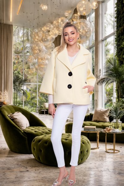 Hollywood kabátka sárga