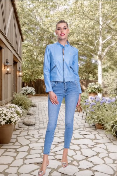 Mayo Chix - Amarillys jacky műbőr kék