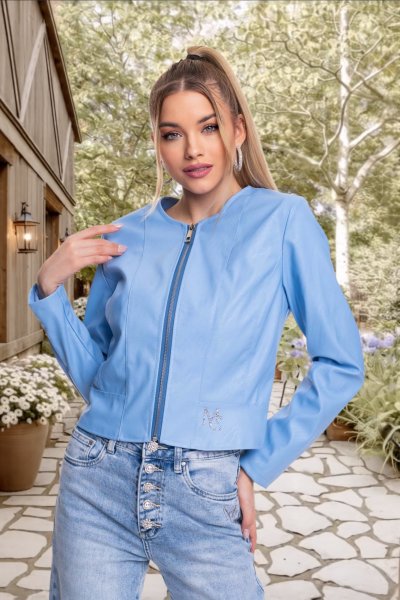 Nelson jacky műbőr kék