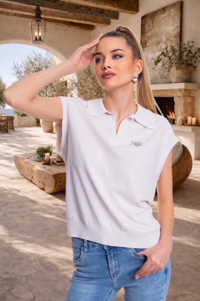 Mayo Chix - Dixi pulóver kötött beige