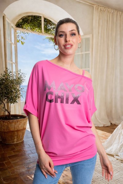 Mayo Chix - Tenes tunika strasszos pink